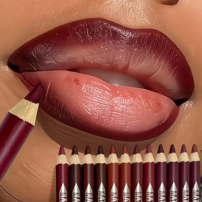 12-Piece Matte Lip Liner Set