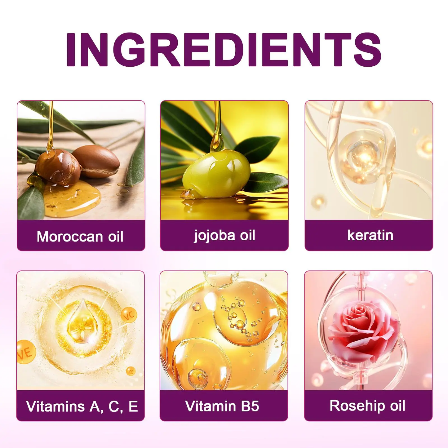 Aroxens Hair Vitamin Serum Capsules ,  Frizz-Free Hair