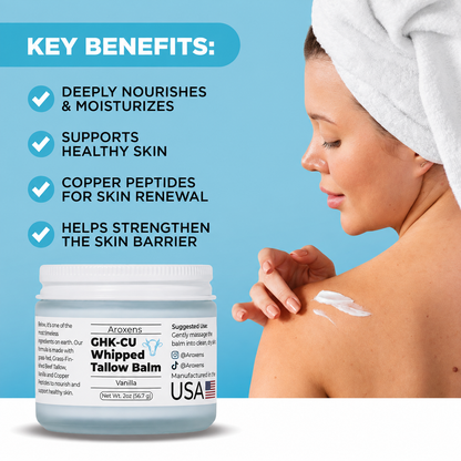 Aroxens GHK-CU Whipped Tallow Balm + Copper Peptide