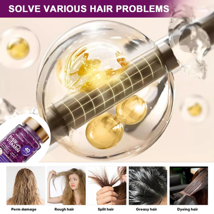 Aroxens Hair Vitamin Serum Capsules ,  Frizz-Free Hair
