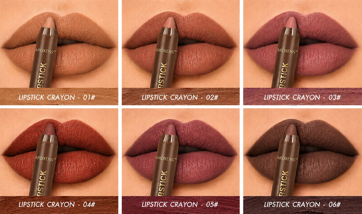 Chocolate-colored soft mist matte lip liner
