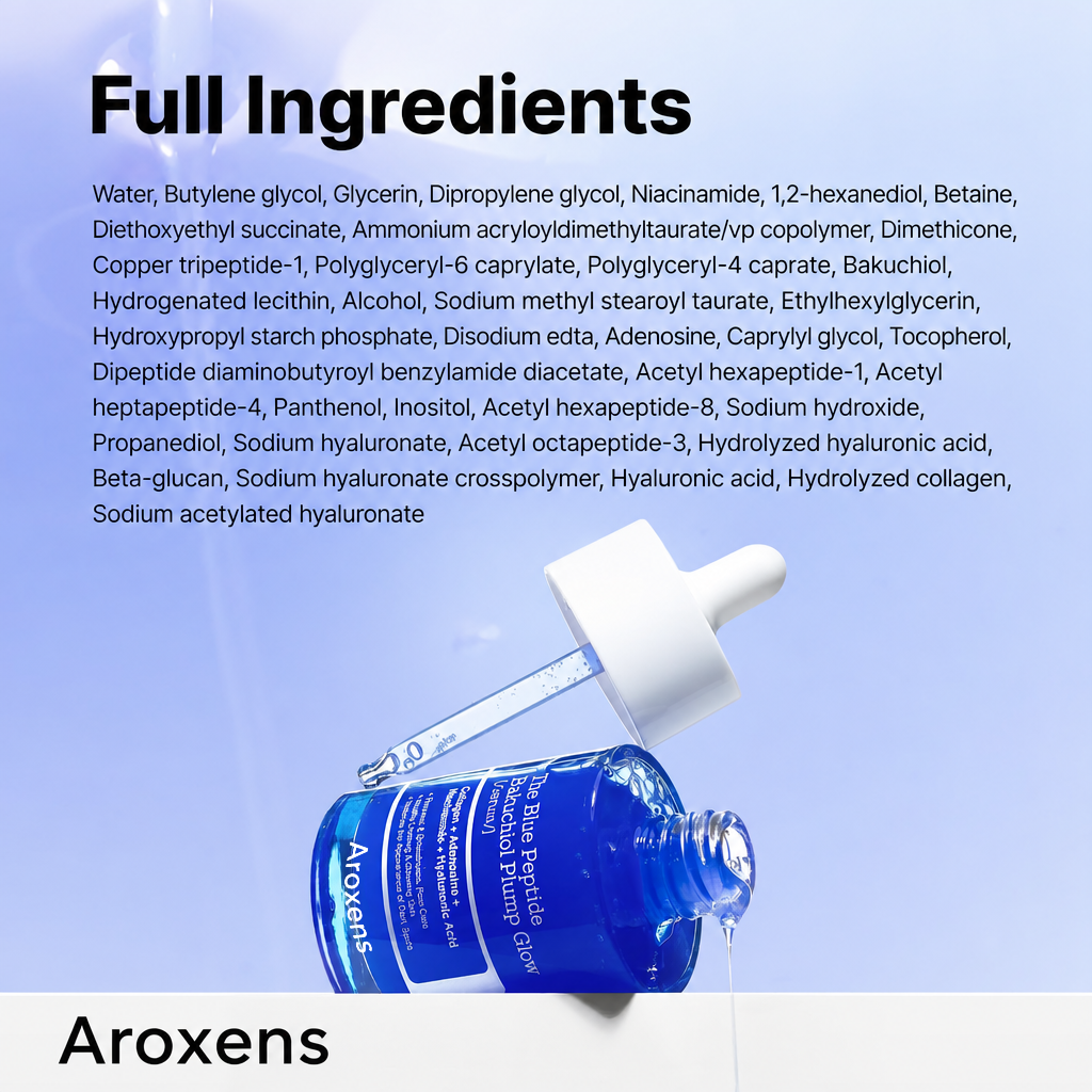The Blue Copper Peptide Bakuchiol Serum