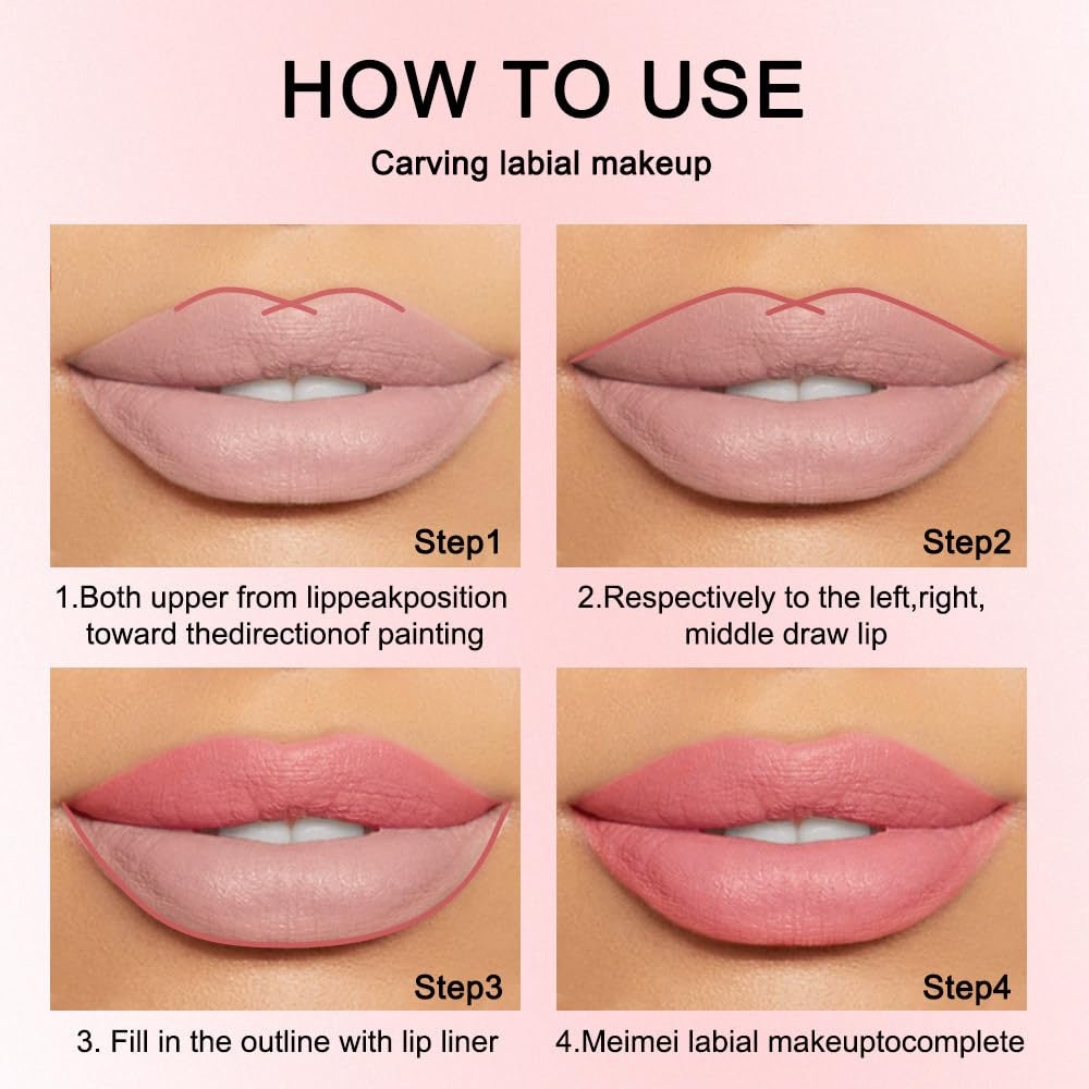 12-Piece Matte Lip Liner Set