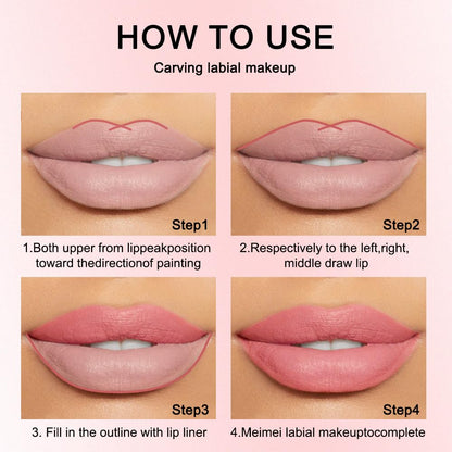 12-Piece Matte Lip Liner Set