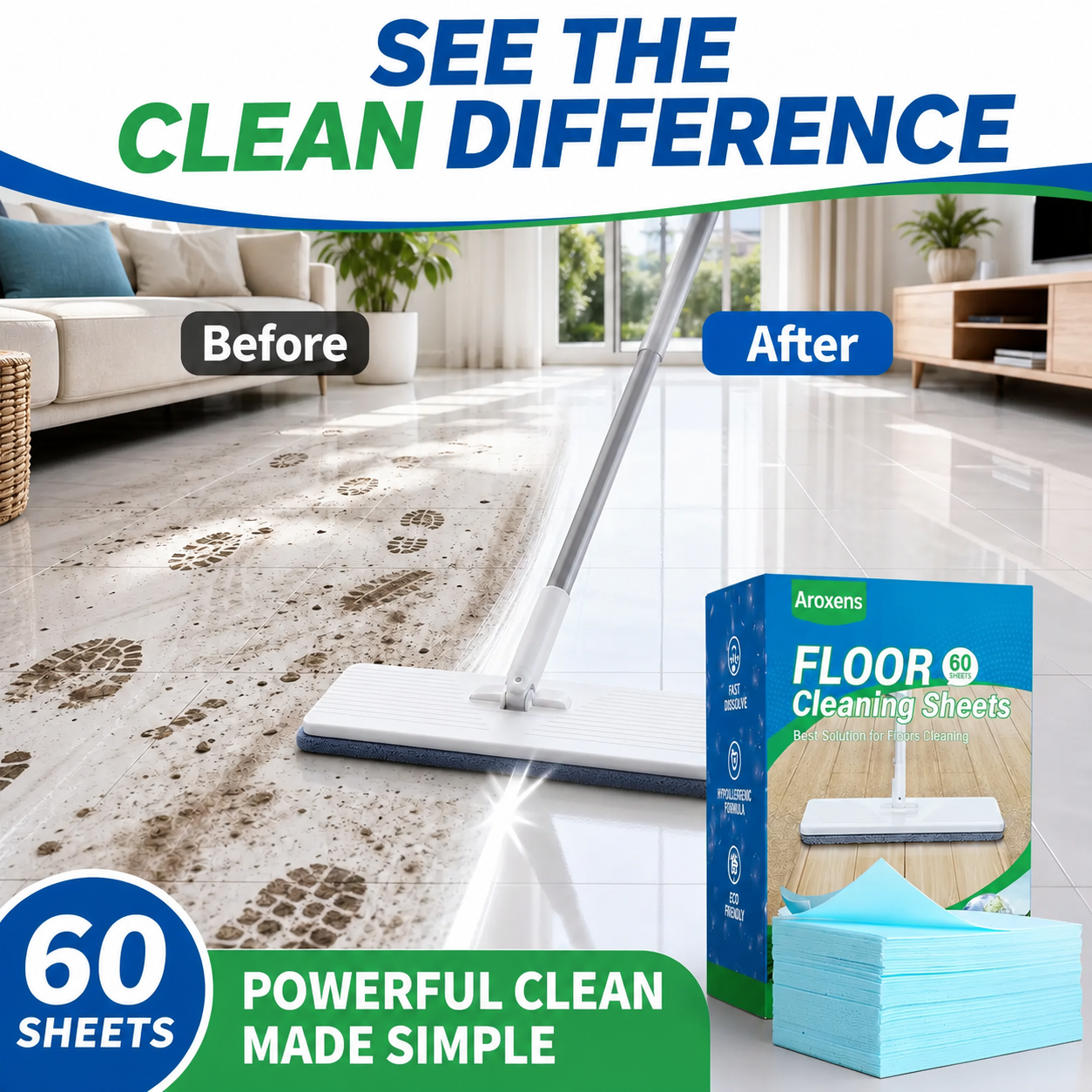 Multi-Surface Floor Cleaning Tablets