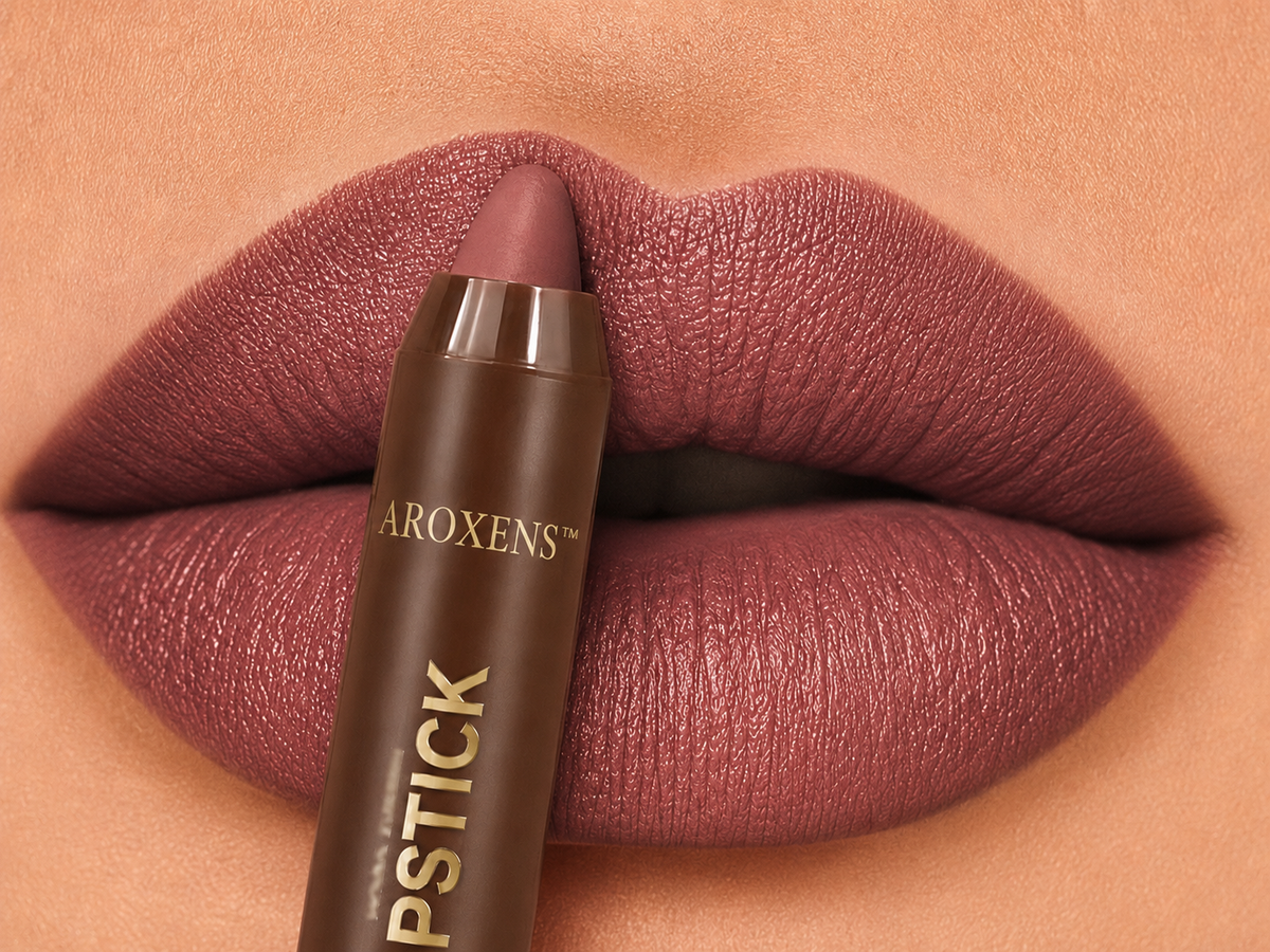 Chocolate-colored soft mist matte lip liner