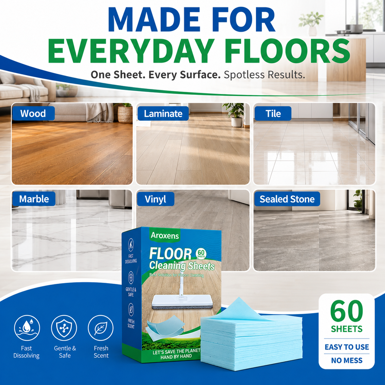 Multi-Surface Floor Cleaning Tablets