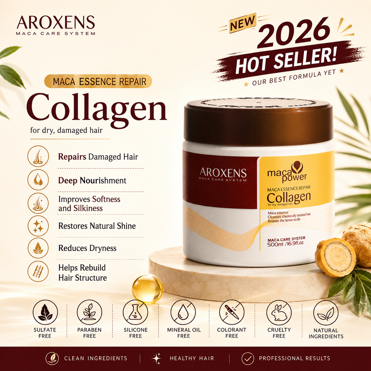Aroxens Collagen Hair Mask