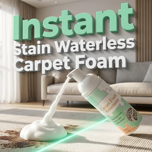 🔥Limited Time Promotion 60% OFF🔥Waterless Carpet Foam Stain Remover with Towel
