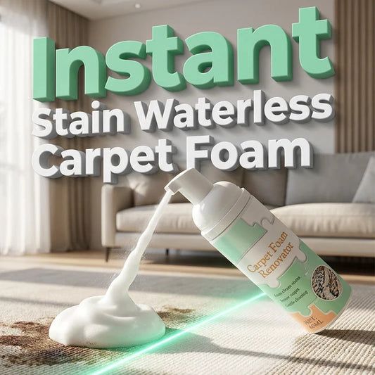 🔥Limited Time Promotion 60% OFF🔥Waterless Carpet Foam Stain Remover with Towel